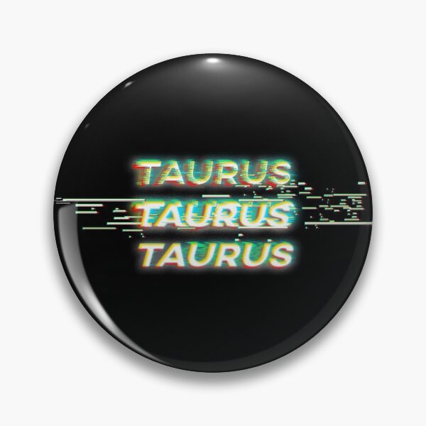 Item preview, Futuristic Taurus Glitch Effect Zodiac Sign Text designed and sold by Cefani Musk.