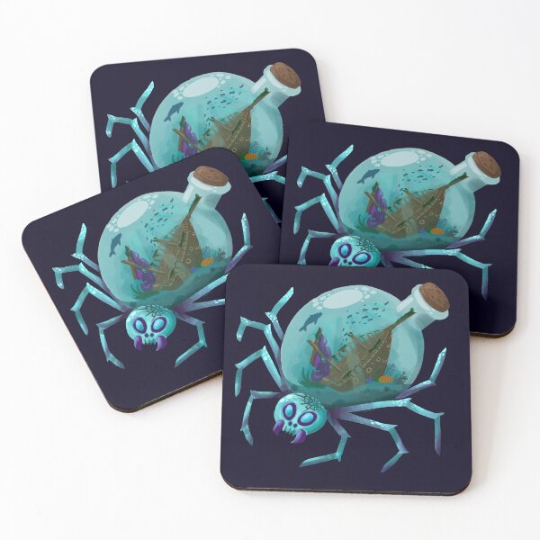 Item preview, Giant Sea Spider and his Sunken Ship designed and sold by narwhalwall.