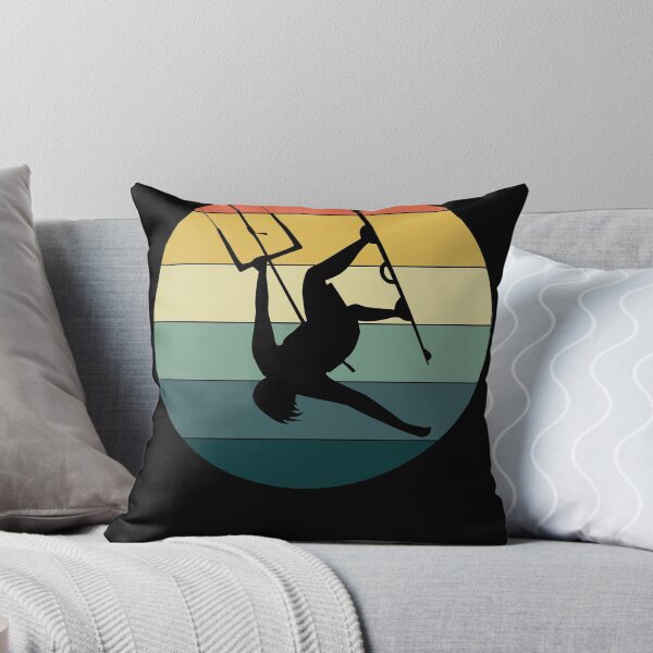 Artikelvorschau, Kitesurfer Retro Motiv entworfen und verkauft von PlatonisDesign.