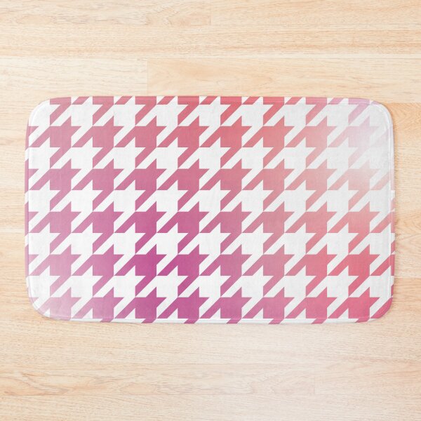 Item preview, Houndstooth Pattern Pretty in Pink Gradient designed and sold by murialbezanson.