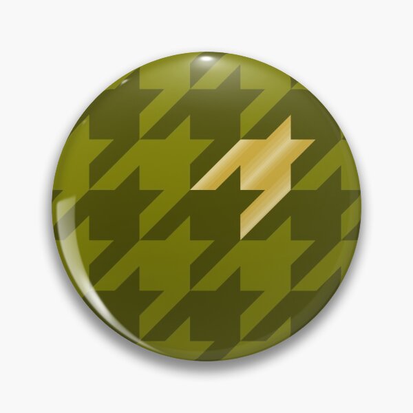 Item preview, Olive Houndstooth with Gold Accent designed and sold by Valerie Bennett.