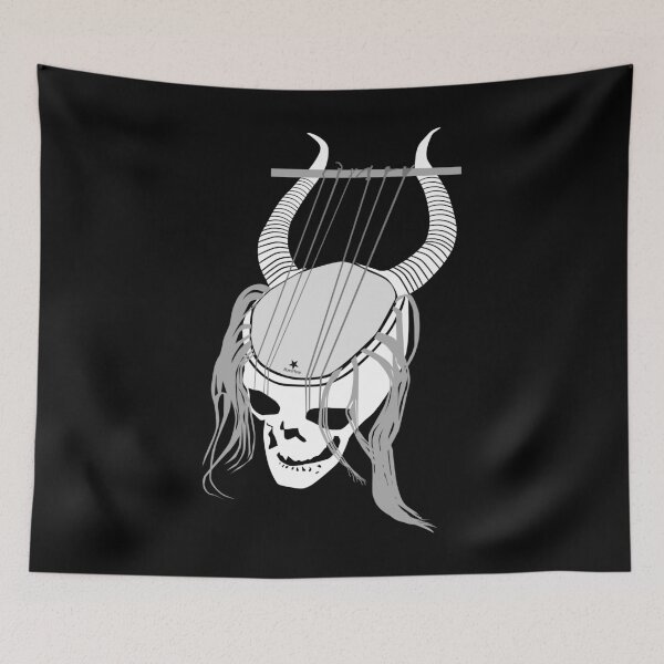 Item preview, Lyre Skull designed and sold by Black Star.
