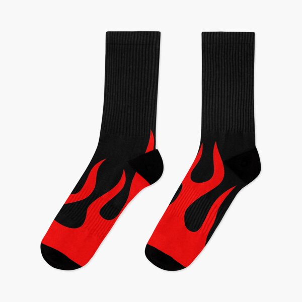 Item preview, Red Flames on Black Background designed and sold by Troy Krieger.