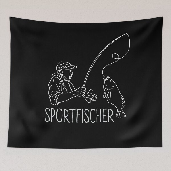 Item preview, Sport fisherman fisherman motif as a present gift idea designed and sold by PlatonisDesign.