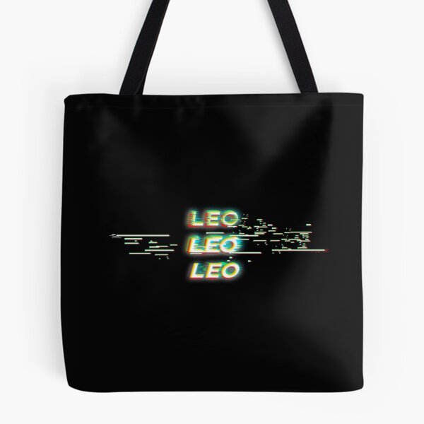 Item preview, Futuristic Leo Glitch Effect Zodiac Sign Text designed and sold by Cefani Musk.