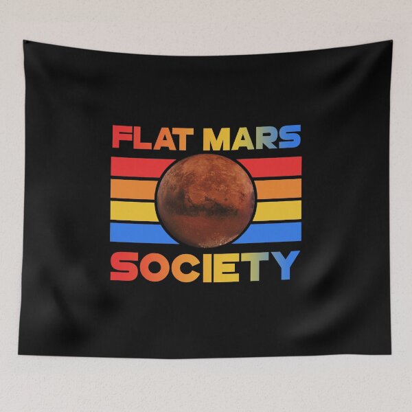 Item preview, Flat Mars Society - Space Exploration  designed and sold by Alaadin Bendali Braham.