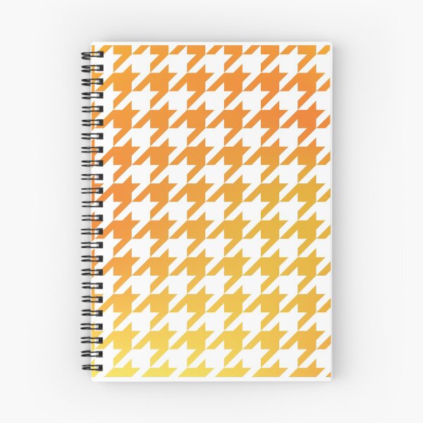 Item preview,  Houndstooth Pattern Yellow and Orange Golden Gradient designed and sold by murialbezanson.
