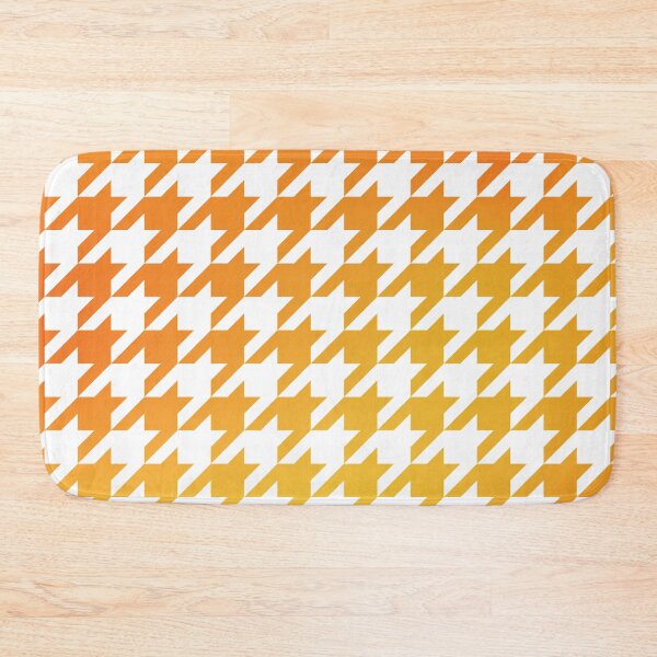 Item preview,  Houndstooth Pattern Yellow and Orange Golden Gradient designed and sold by murialbezanson.