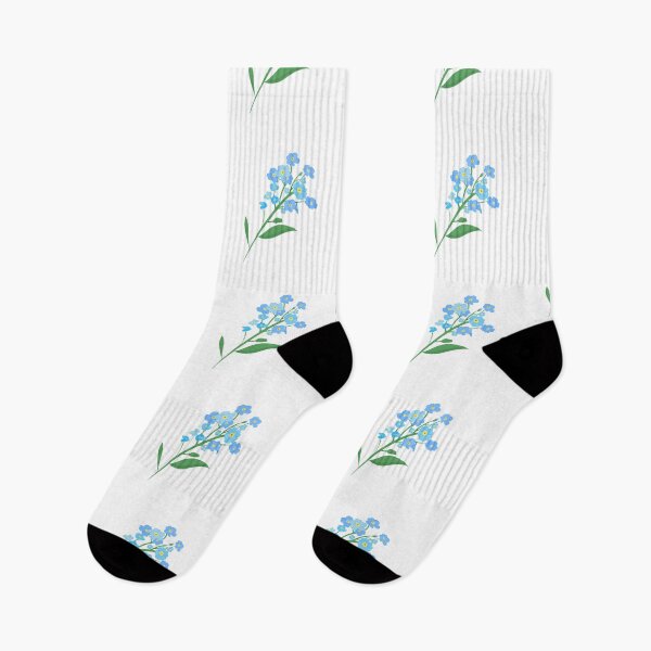 Artikelvorschau, pastel blue forget me not flower  entworfen und verkauft von monsoonegy.