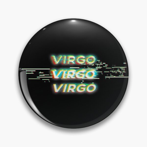 Item preview, Futuristic Virgo Glitch Effect Zodiac Sign Text designed and sold by Cefani Musk.