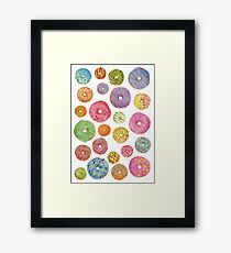 Donuts Gerahmtes Wandbild