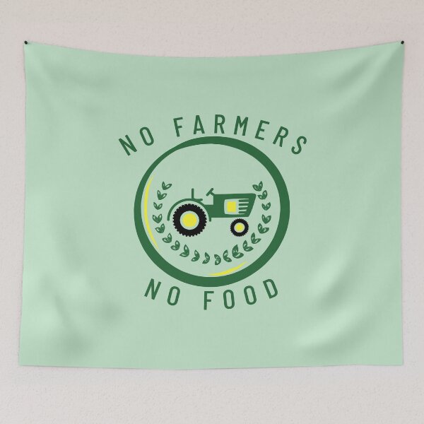 Item preview, No Farmers No Food designed and sold by MandWthings.