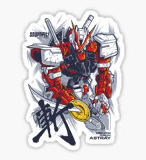 Astray Red Frame Sticker