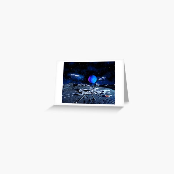 EAGLE TLS+SB OVER ALPHA WITH PLANET 20200225 Greeting Card