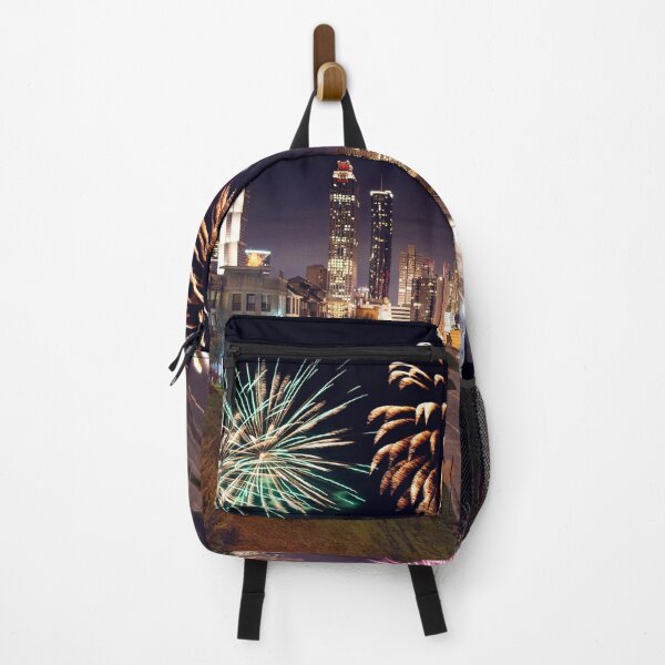 Item preview, atlanta skyline with fireworks designed and sold by franckreporter.