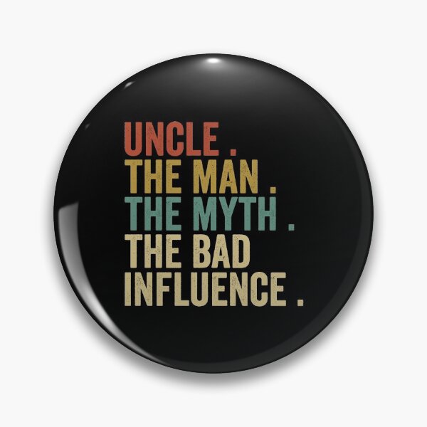 Item preview, uncle the man the myth the bad influence, personalized gift, uncle, uncle gift, uncle shirt designed and sold by T-DESIGNEDZ.