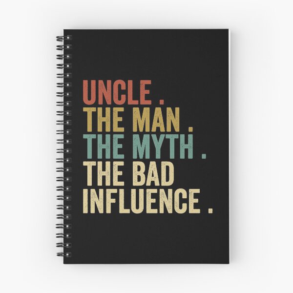 Item preview, uncle the man the myth the bad influence, personalized gift, uncle, uncle gift, uncle shirt designed and sold by T-DESIGNEDZ.