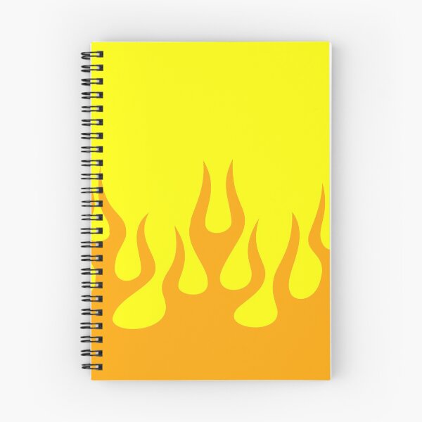 Item preview, Orange Flames on Yellow Background designed and sold by Troy Krieger.