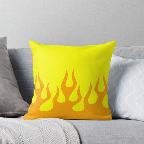 Item preview, Orange Flames on Yellow Background designed and sold by Troy Krieger.