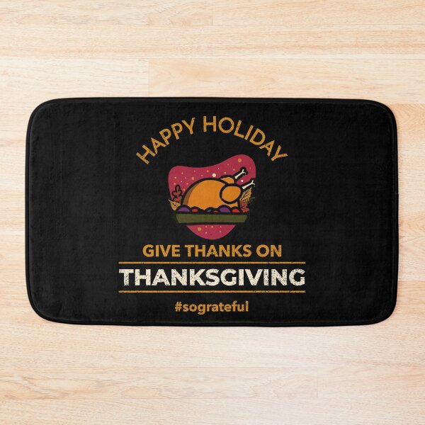 Item preview, Happy Holiday Give Thanks Thanksgiving  Grateful designed and sold by RGVDesigns.