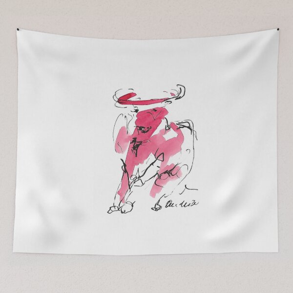 Item preview, Bull in red designed and sold by Nicole Leidenfrost.