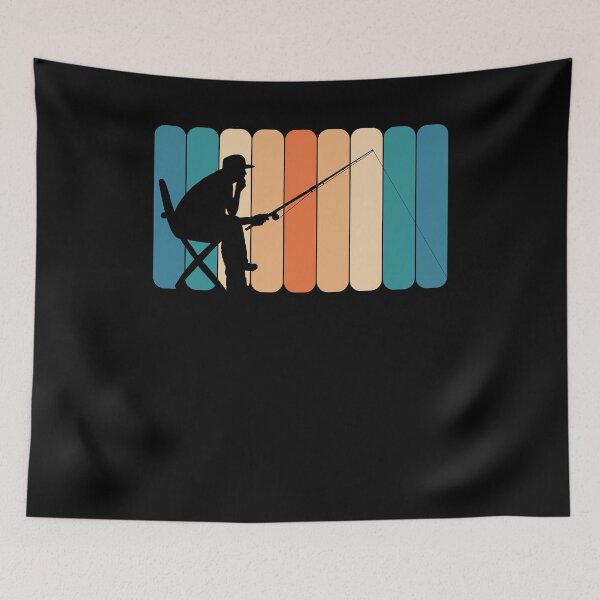 Item preview, Fishing rod motif for all anglers sport fishermen as a gift designed and sold by PlatonisDesign.
