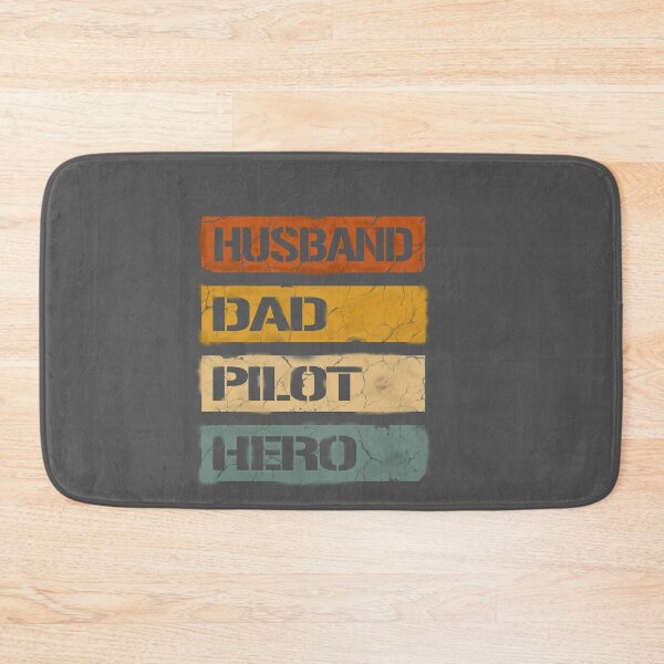 Item preview, Husband, father, pilot, hero - gift for pilots designed and sold by FouDeeziner.