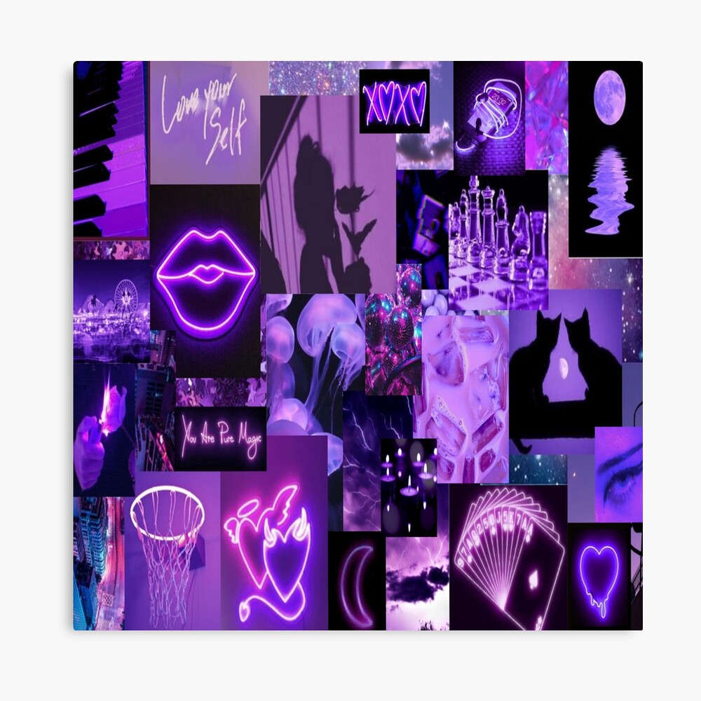 Purple aesthetic (also with a pic of my oc)