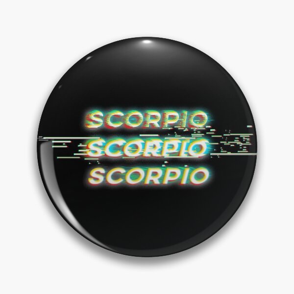 Item preview, Futuristic Scorpio Glitch Effect Zodiac Sign Text designed and sold by Cefani Musk.