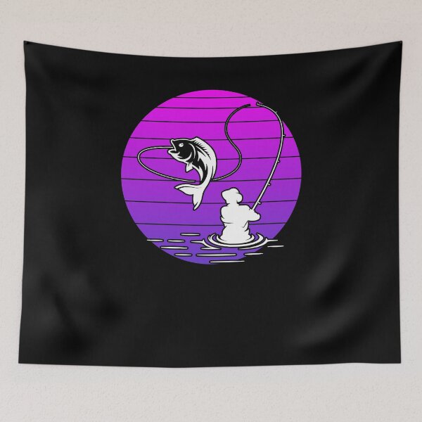 Item preview, Fisherman and angler motif designed and sold by PlatonisDesign.