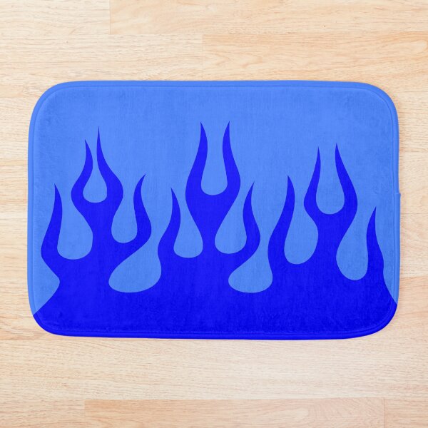 Item preview, Blue Flames on Light Blue Background designed and sold by Troy Krieger.