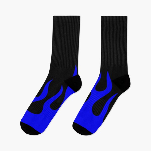Item preview, Blue Flames on Black Background designed and sold by Troy Krieger.