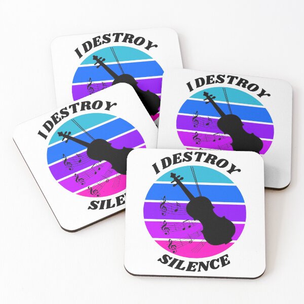 Item preview, I Destroy Silence Violin Edition designed and sold by elvisg03.