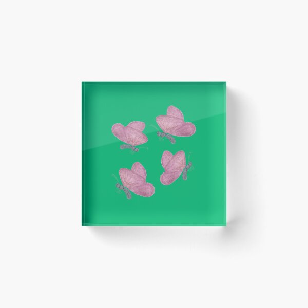 Item preview, Pink Butterflies on Green designed and sold by STHoganArtist.