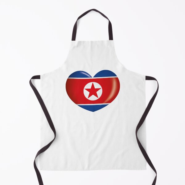 Item preview, Icon representing heart button flag of North Korea. Ideal for catalogs of institutional materials and geography designed and sold by LucianoCosmo.