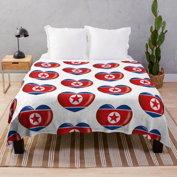 Item preview, Icon representing heart button flag of North Korea. Ideal for catalogs of institutional materials and geography designed and sold by LucianoCosmo.