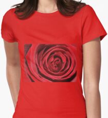 my love is like a red, red rose Women's Fitted T-Shirt