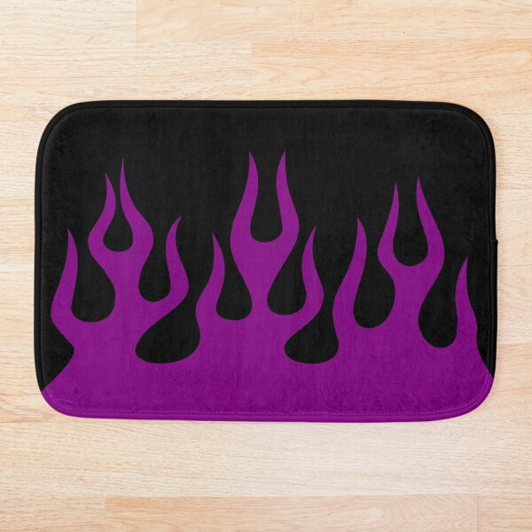 Item preview, Purple Flames on Black Background designed and sold by Troy Krieger.
