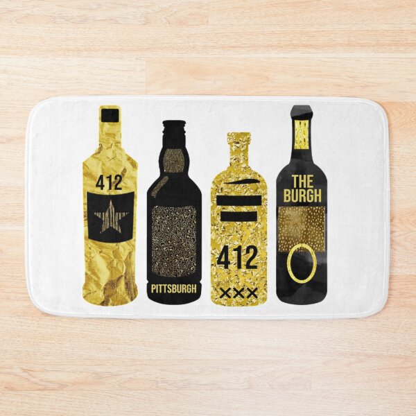 Item preview, pittsburgh 412 alc bottles designed and sold by Julia Santos.