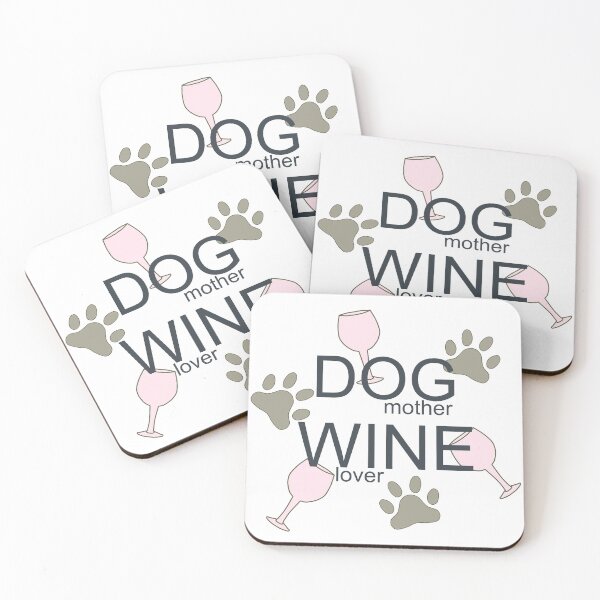 Item preview, Dog Mother Wine Lover x white designed and sold by ViewerEqualsPhoton.