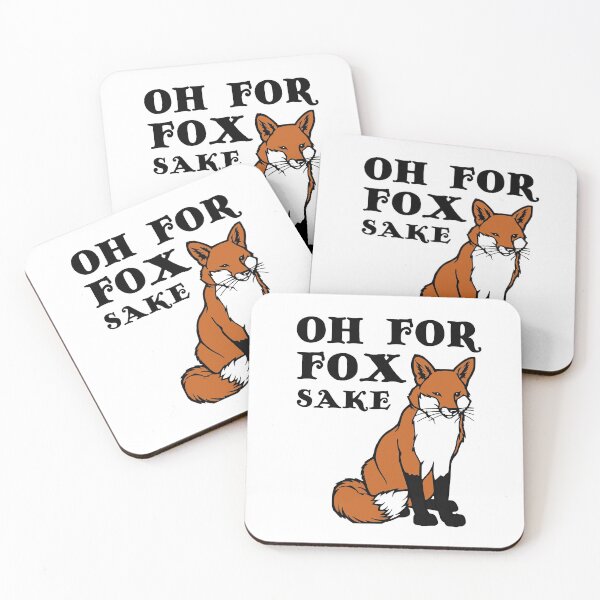 Item preview, Fox Cute Pun Oh For Fox Sake Funny  designed and sold by sillyquestions.