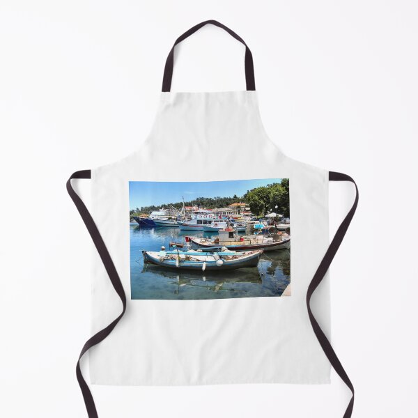 Item preview, BOATS IN THASSOS HARBOUR.1. designed and sold by ronsaunders47.