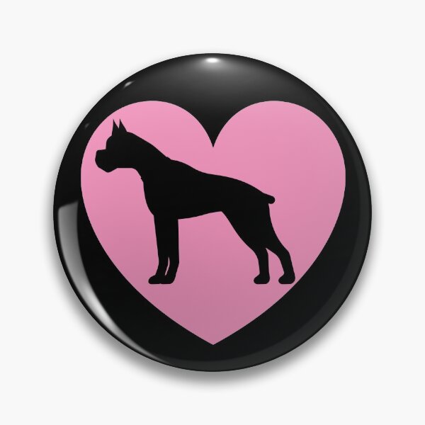 Item preview, boxer dog art heart boxer dog lover valentines day designed and sold by alaechamlal.