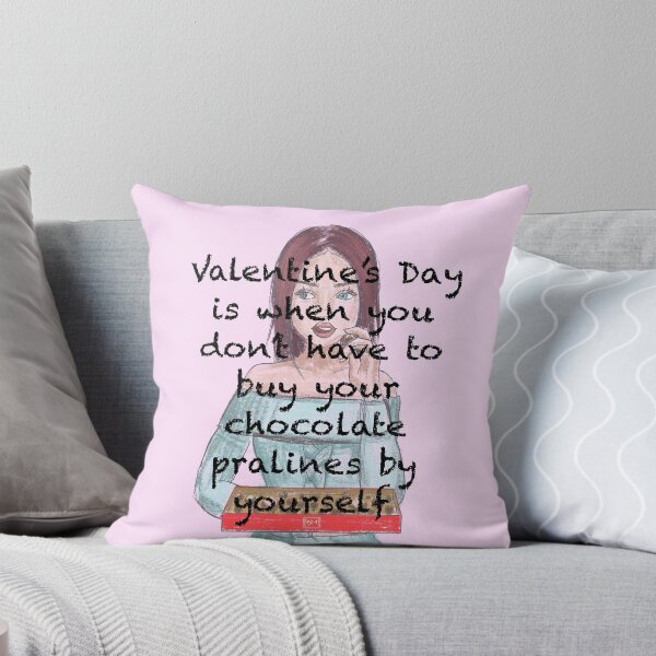 Item preview, Valentine's Day girl eating chocolate pralines designed and sold by ghostflowerl.