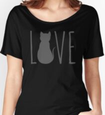 liebe Katzen Baggyfit T-Shirt