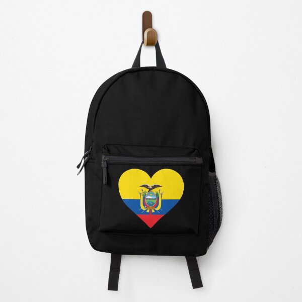 Item preview, Ecuador Ecuadorian flag flag heart designed and sold by GeogDesigns.