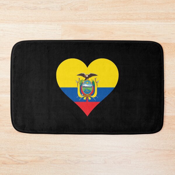 Item preview, Ecuador Ecuadorian flag flag heart designed and sold by GeogDesigns.