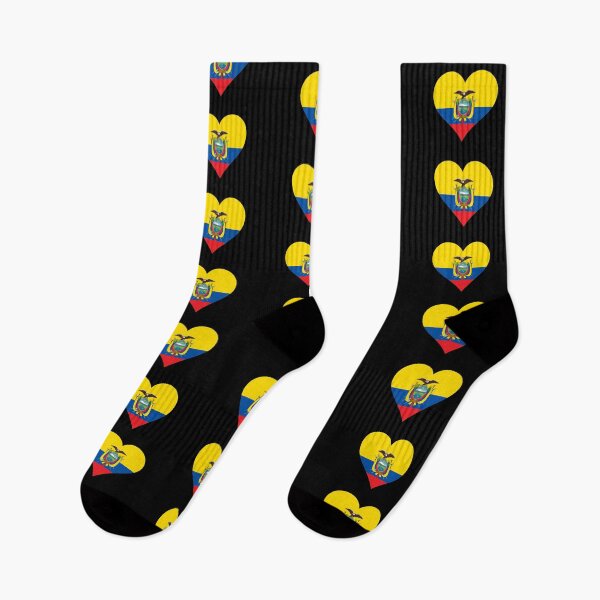 Item preview, Ecuador Ecuadorian flag flag heart designed and sold by GeogDesigns.