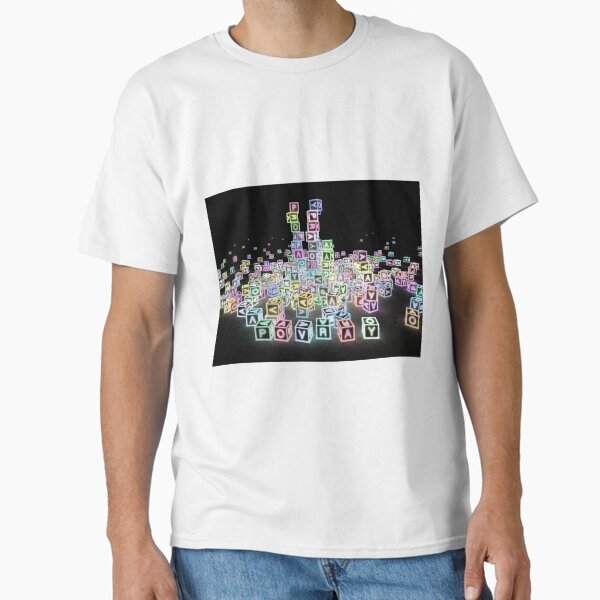 Stacker At Night POV Ray Tracing Classic T-Shirt