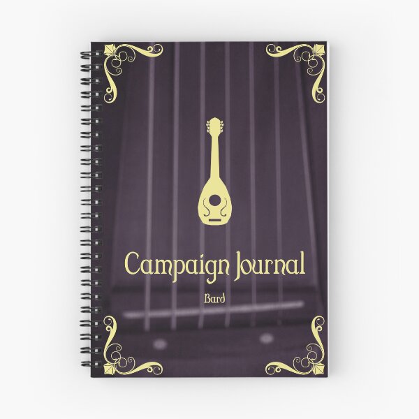 Item preview, DnD Campaign Journal - Bard designed and sold by PatternTree.